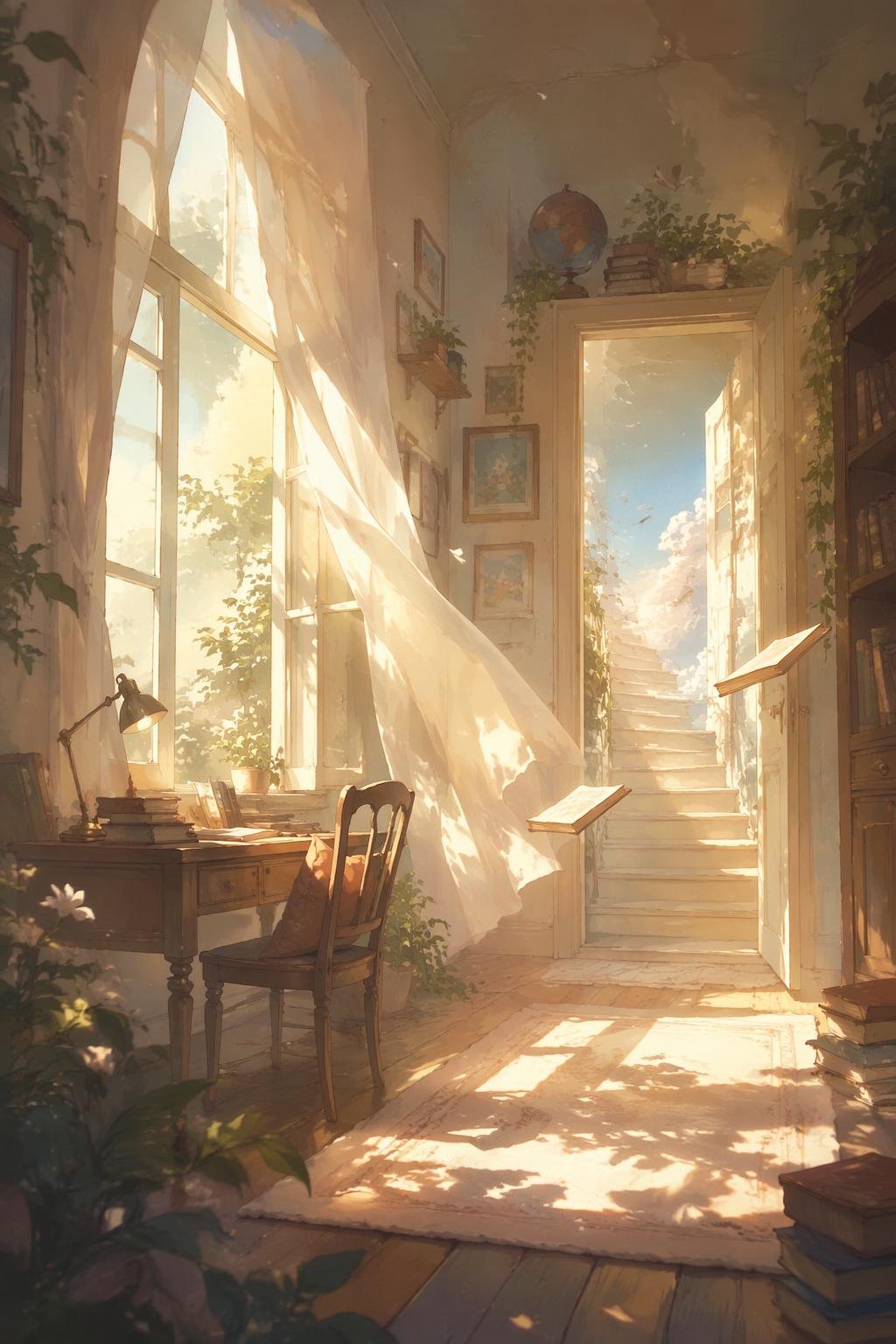 a journey into forgotten spaces, discovering the light within rooms never opened before