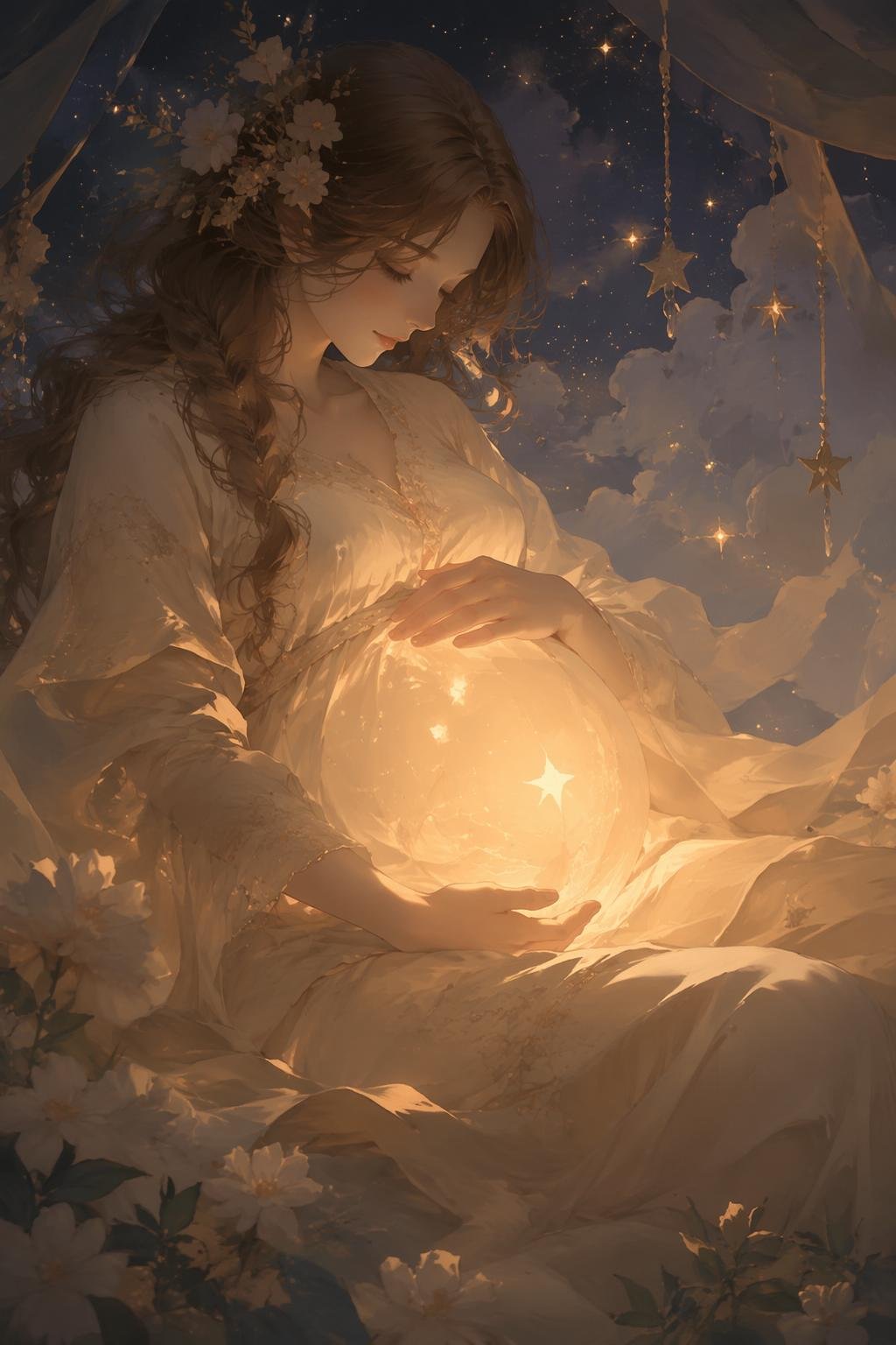 a dream of nurturing a luminous star within, embodying profound transformation and the promise of new beginnings